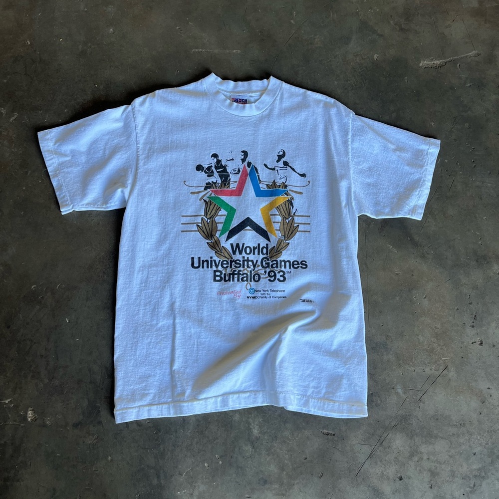 1993 World University Games Buffalo New York Trench Ultra Tee